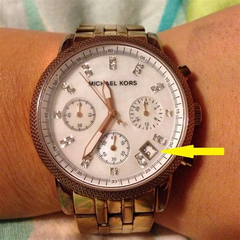 how to tell if a watch is fake michael kors|michael kors watch look alike.